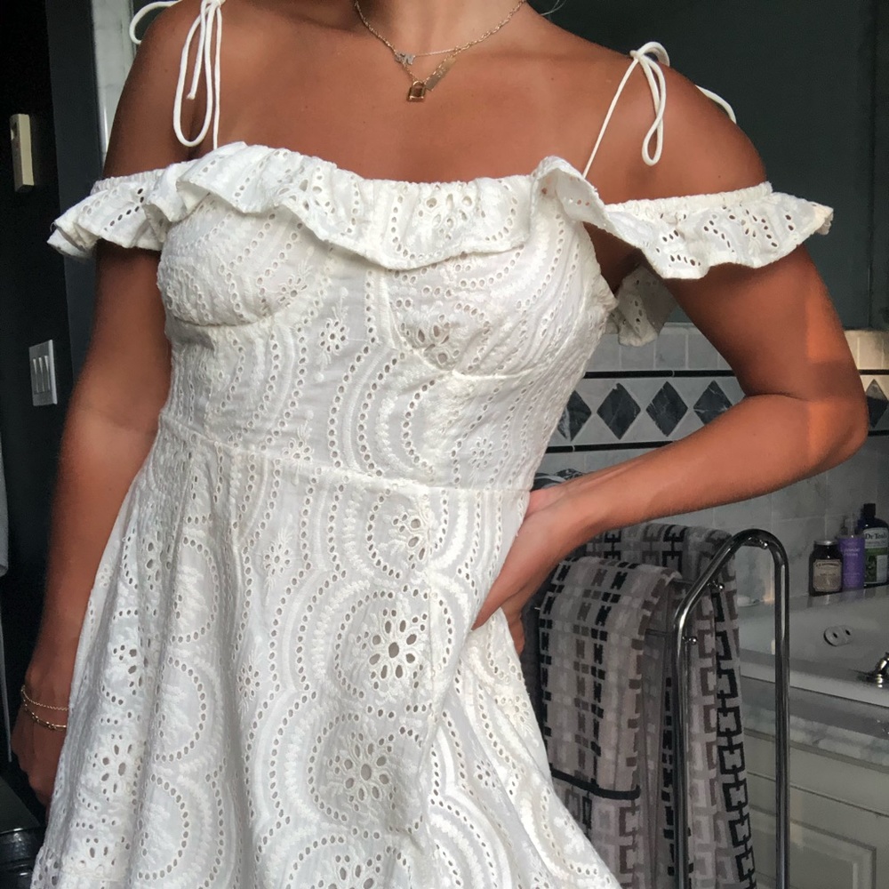 FOR LOVE & LEMONS white dress